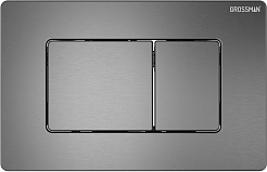 Grossman Инсталляция для подвесного унитаза Classic 97.04.42M с клавишей смыва графит сатинированное – фотография-3